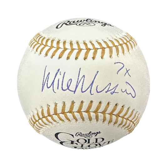 Mike Mussina Autographed New York Yankees Gold Glove OMLB Beckett