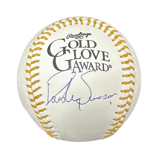 Dansby Swanson Autographed Chicago Cubs Gold Glove OMLB Beckett