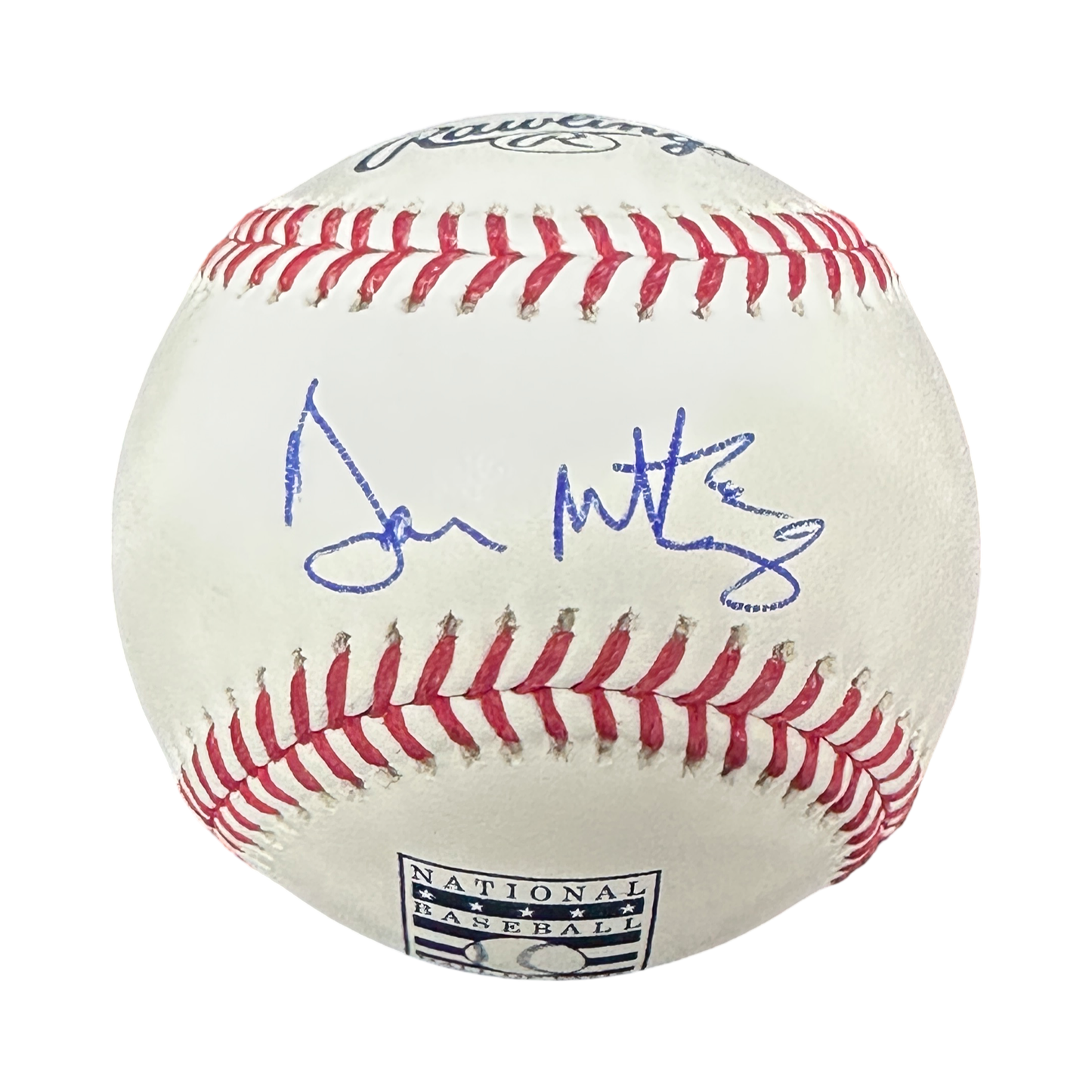 Don Mattingly Autographed New York Yankees National Baseball Hall Of Fame OMLB Beckett