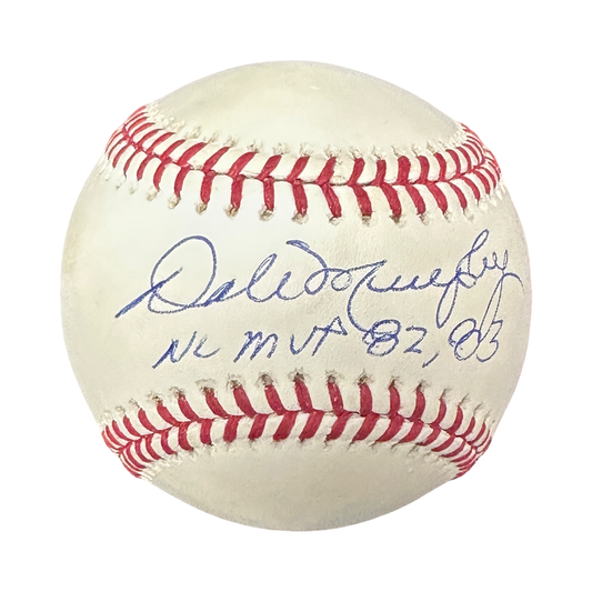 Dale Murphy Autographed Atlanta Braves "NL MVP 82, 83" Inscribed OMLB Beckett