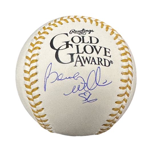 Bernie Williams Autographed New York Yankees  Gold Glove OMLB Beckett