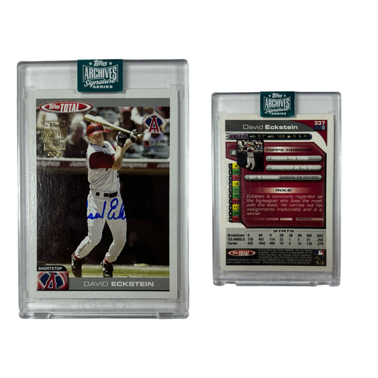 2004 David Eckstein Topps Archives Signature Series Autographed #337
