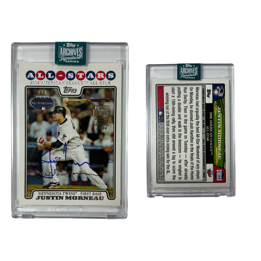 2008 Justin Morneau Topps Archives Signature Series Autographed #UH113