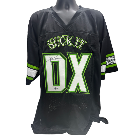 X-Pac Autographed WWE DX Suck It Black Jersey Beckett