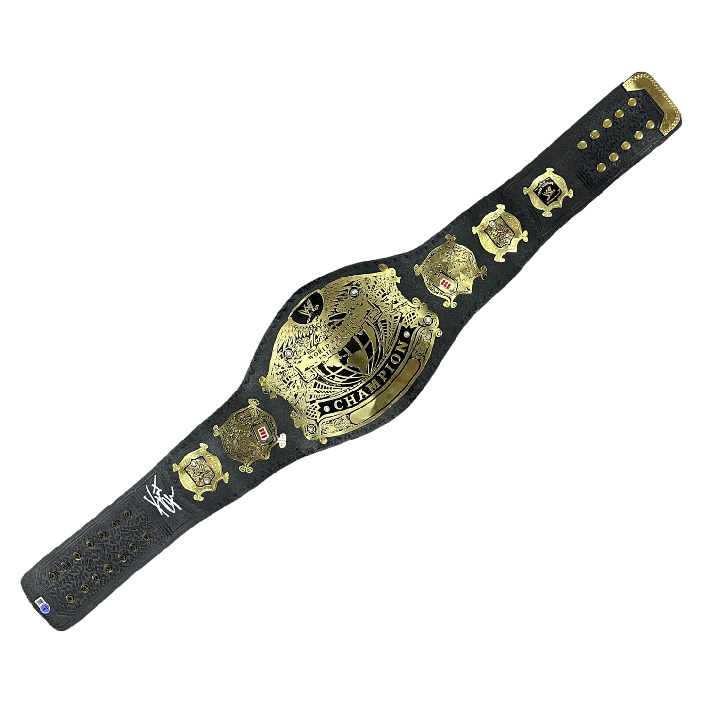 Kurt Angle Autographed Undisputed Championship Belt Beckett