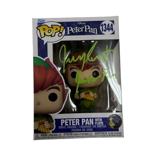Jeremy Sumpter Autographed Peter Pan Funko Pop Peter Pop JSA