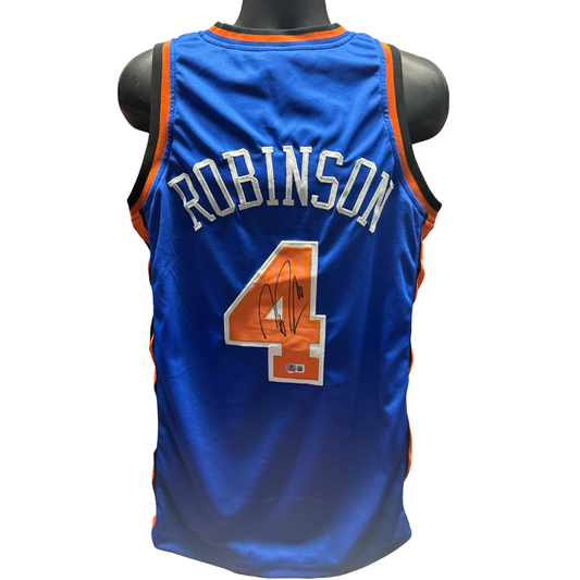 Nate Robinson Autographed New York Knicks Classic Blue Jersey Beckett