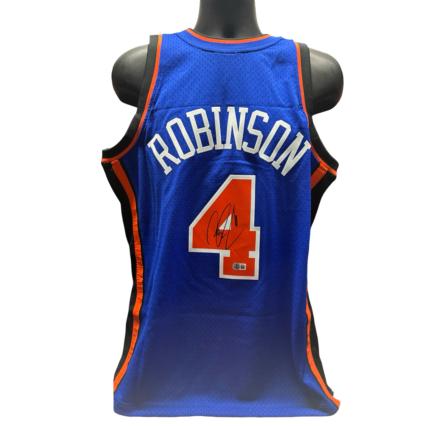 Nate Robinson Autographed New York Knicks 2005-06 Mitchell & Ness Swingman Blue Jersey Beckett