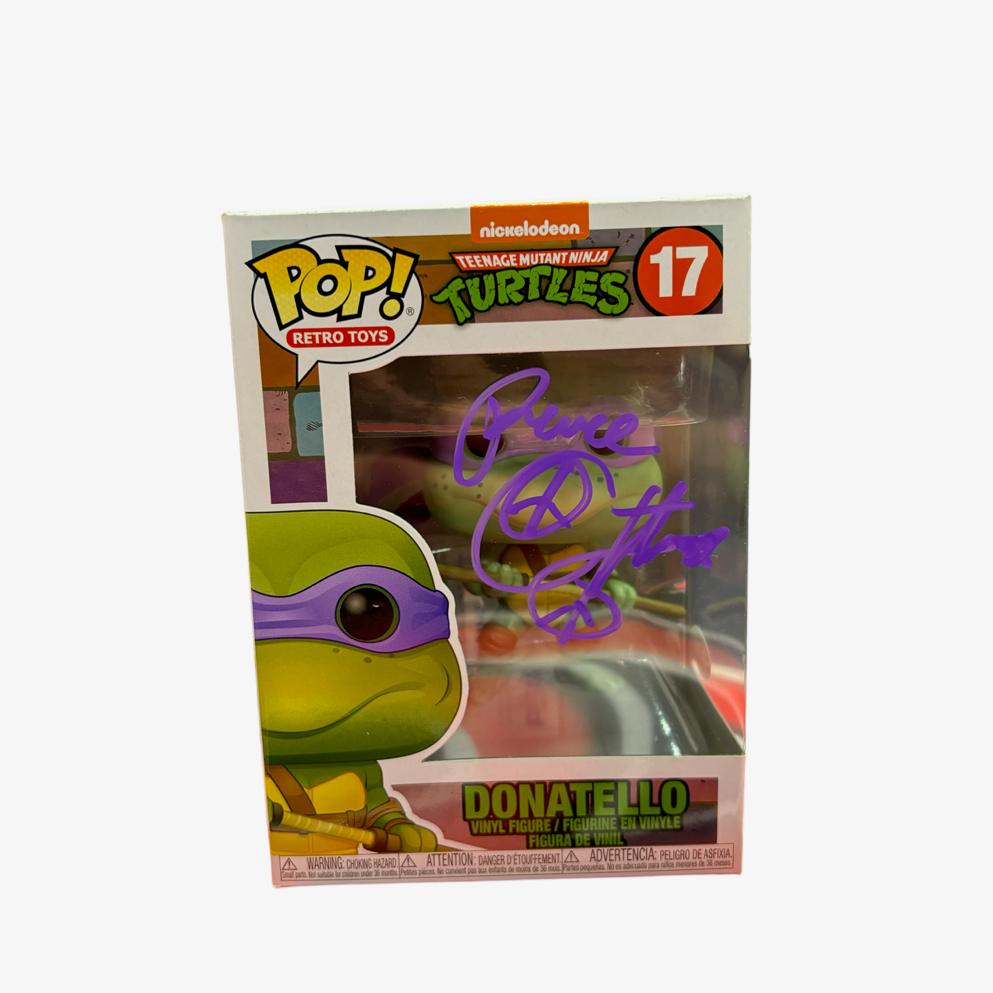 Corey Feldman Autographed Donatello Teenage Mutant Ninja Turtles TMNT Movie Funko Pop PSA