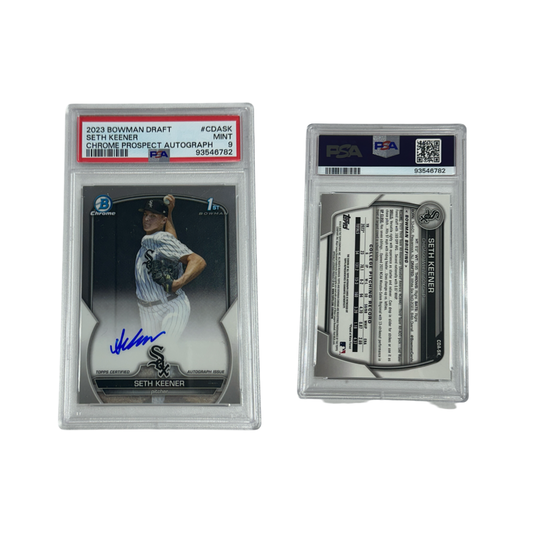 2023 Seth Keener Bowman Draft Chrome Prospect Autographed #CDASK PSA GEM MINT 10