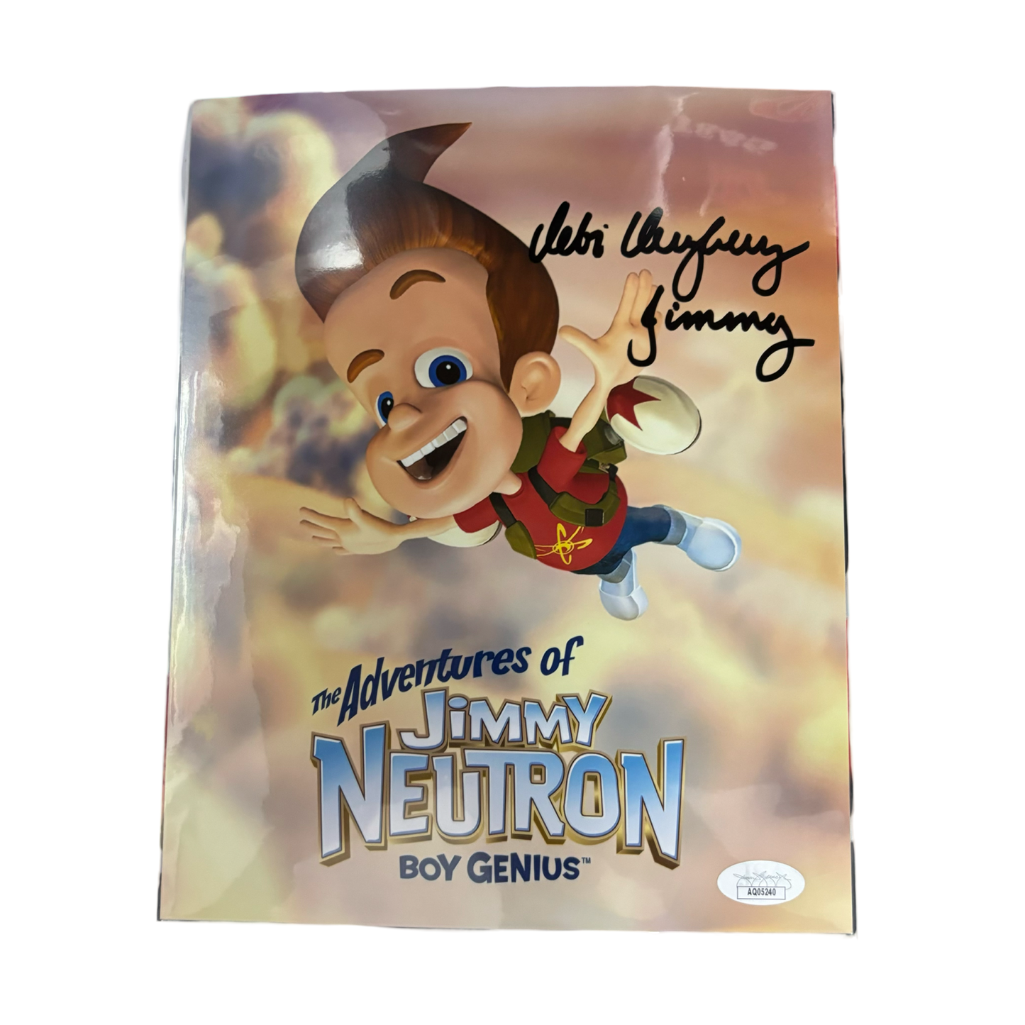Debi Derryberry Autographed Jimmy Neutron 8x10 Jimmy Inscription JSA