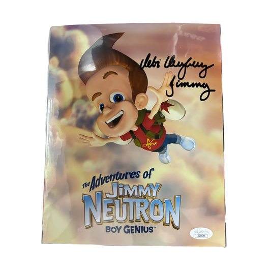 Debi Derryberry Autographed Jimmy Neutron 8x10 Jimmy Inscription JSA