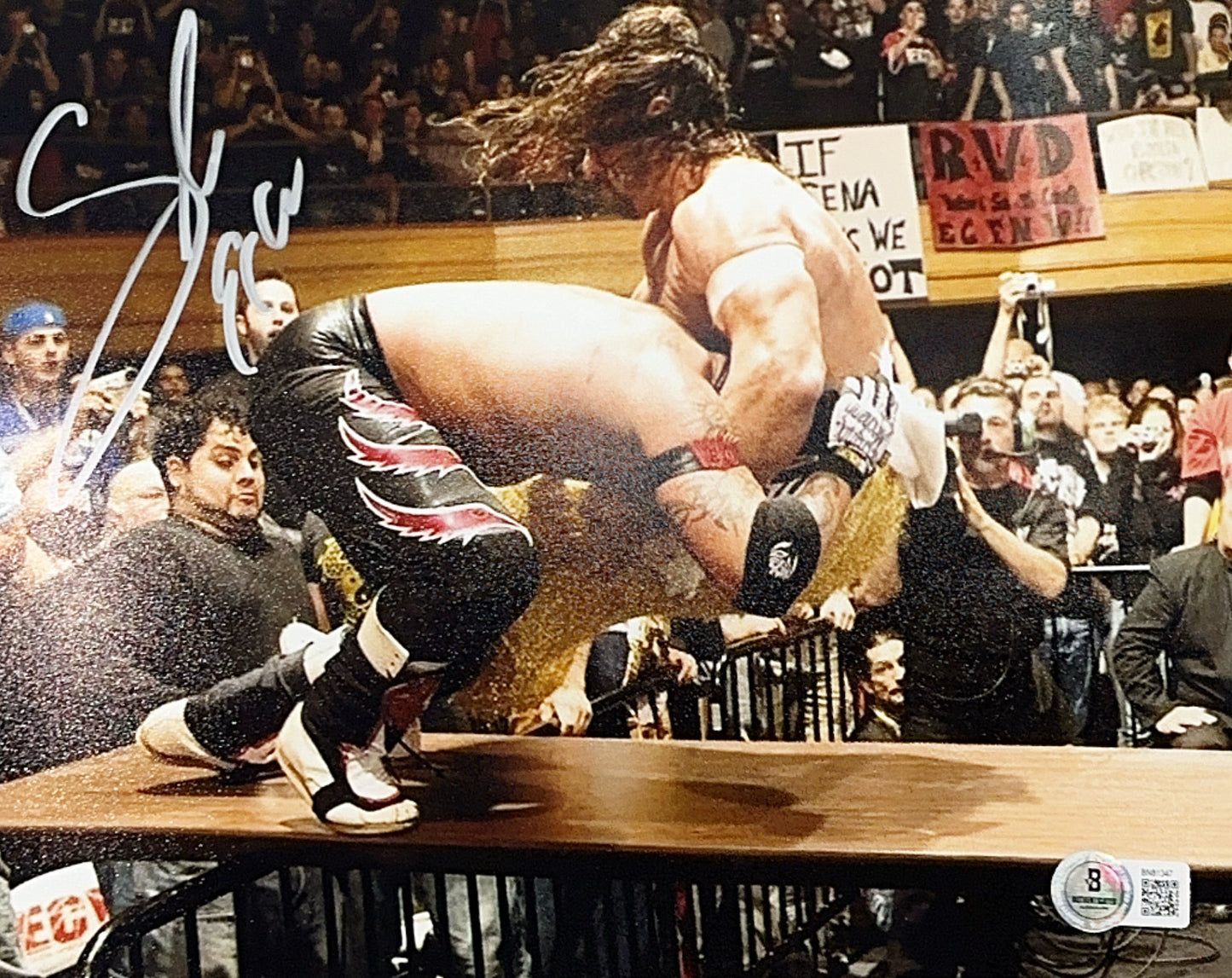 Sabu Autographed WWE ECW DDT 8x10 Beckett (With Entry to Giveaway)