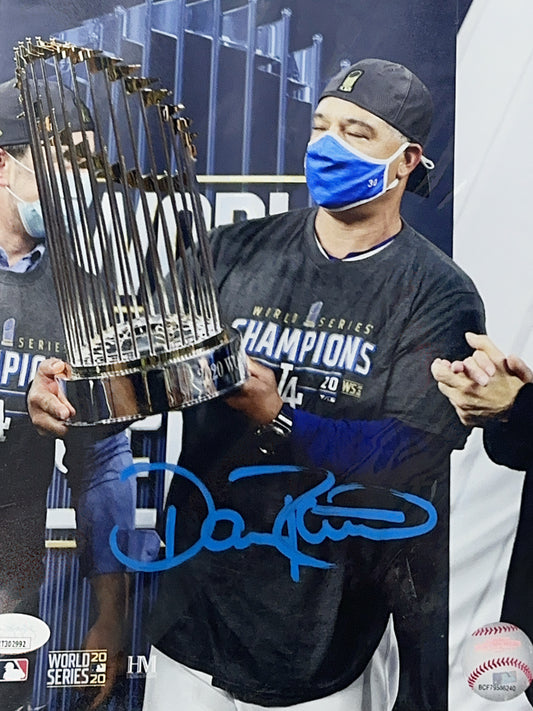 Dave Roberts Autographed Los Angeles Dodgers 8x10 JSA