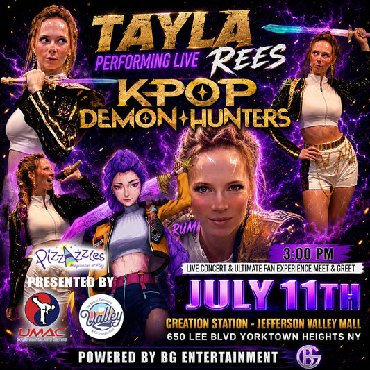 K-Pop Demon Hunters Live Concert with Tayla Rees as Rumi of Huntrix - Meet & Greet Autograph Signing July 11