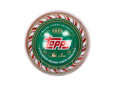2025 Topps MLB Baseball Holiday Collector Tin