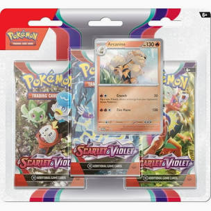 Pokemon Scarlet & Violet Blister Pack (3 Packs)