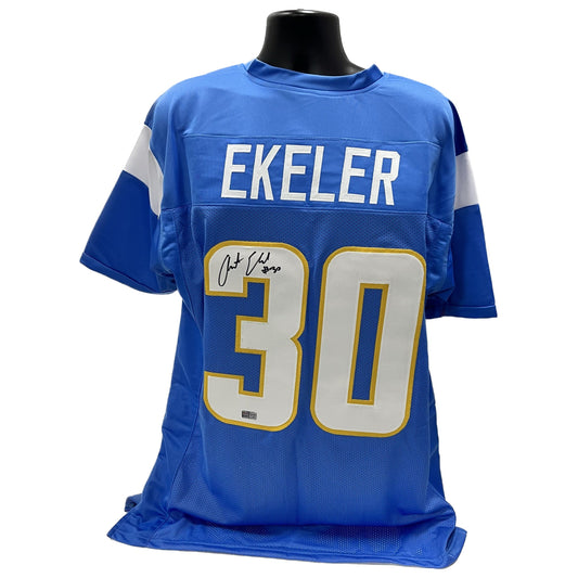 Austin Ekeler Autographed Los Angeles Chargers Blue Jersey Tristar