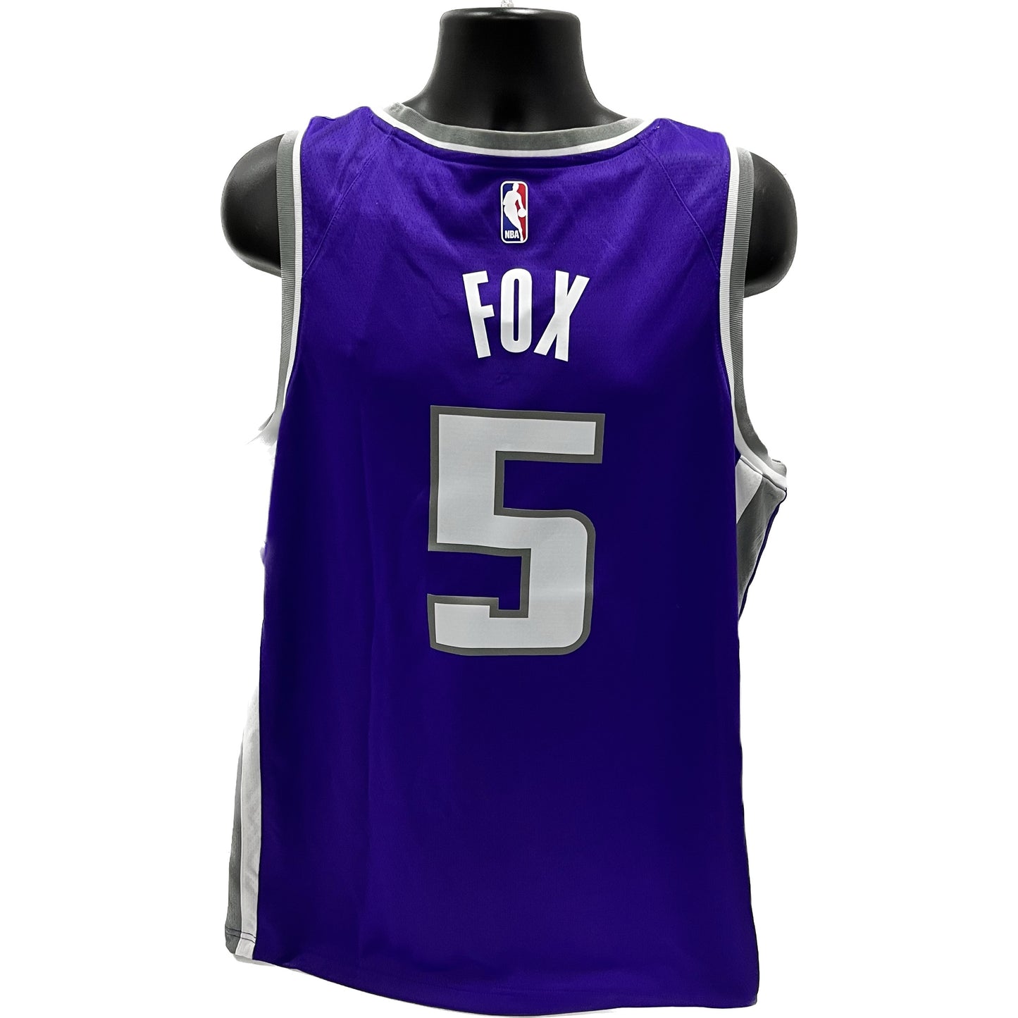 De’Aaron Fox Unsigned Purple Sacramento Kings Nike jersey