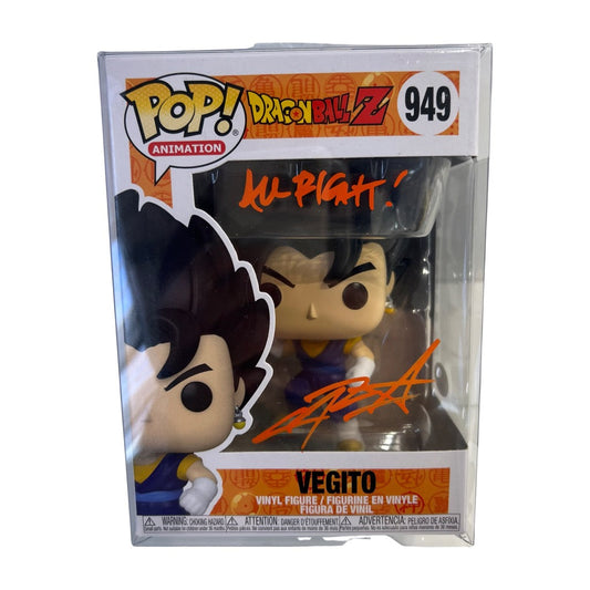Chris Sabat Autographed Vegito Funko Pop #949 JSA