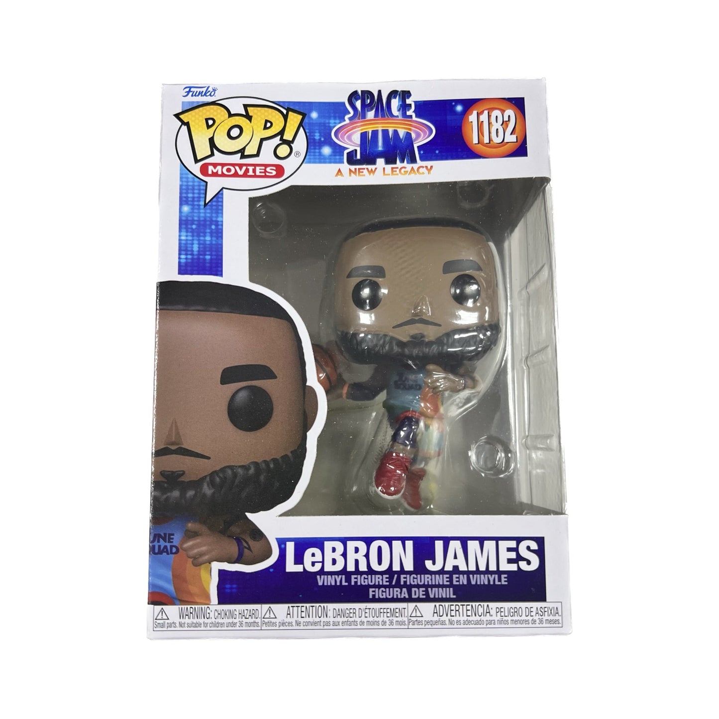Lebron James Unsigned Space Jam Funko Pop #1182