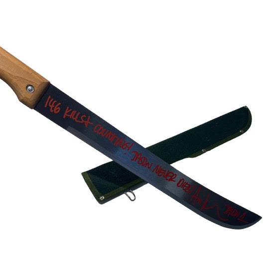 Ari Lehman Autographed Jason Machete JSA