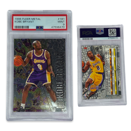 1996 Kobe Bryant Fleer Metal #181 PSA 9