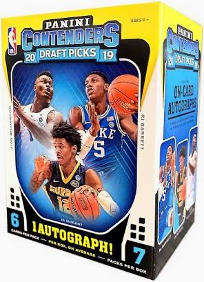 2019 College Basketball Panini Contenders Draft Picks - Blaster Box