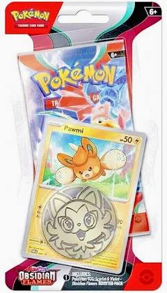 Pokemon Obisidan Flames Single Blister Pack With Coin (1 Pack)