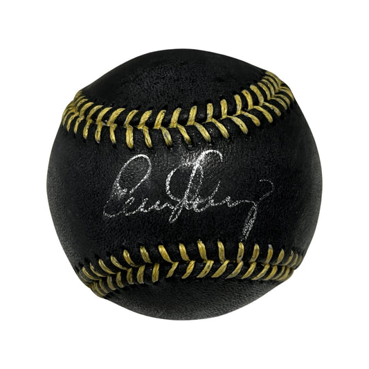 Evan Longoria Autographed Black Leather OMLB Creative Sports & MC Sports Exclusive COA