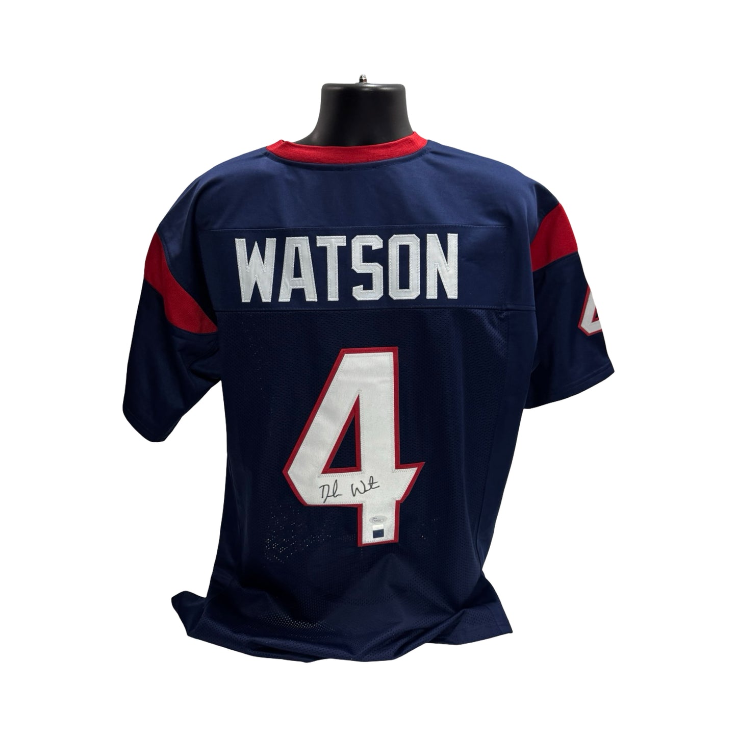 Deshaun Watson Autographed Houston Texans Navy Jersey JSA