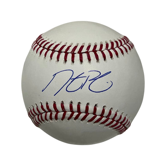 Dustin Pedroia Autographed Boston Red Sox OMLB Steiner CX