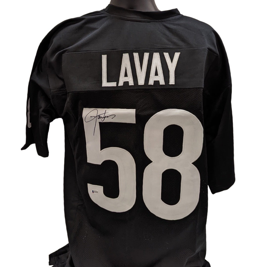 Lawrence Taylor Autographed Any Given Sunday Lavay Black Jersey Beckett