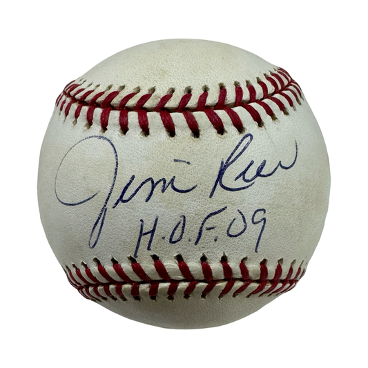 Jim Rice Autographed Boston Red Sox Official American League Baseball “HOF 09” Inscription JSA