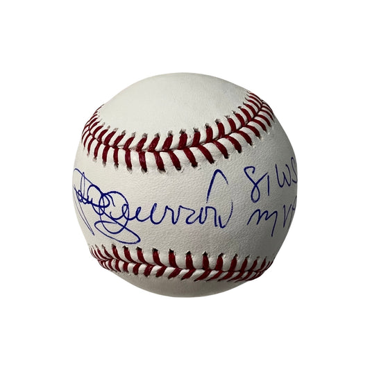 Pedro Guerrero Autographed Los Angeles Dodgers OMLB “81 WS MVP” Inscription Schwartz Sports