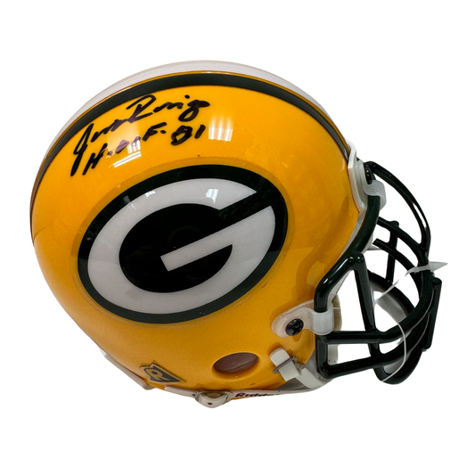 Jim Ringo Autographed Green Bay Packers Mini Helmet “HOF 81” Inscription JSA