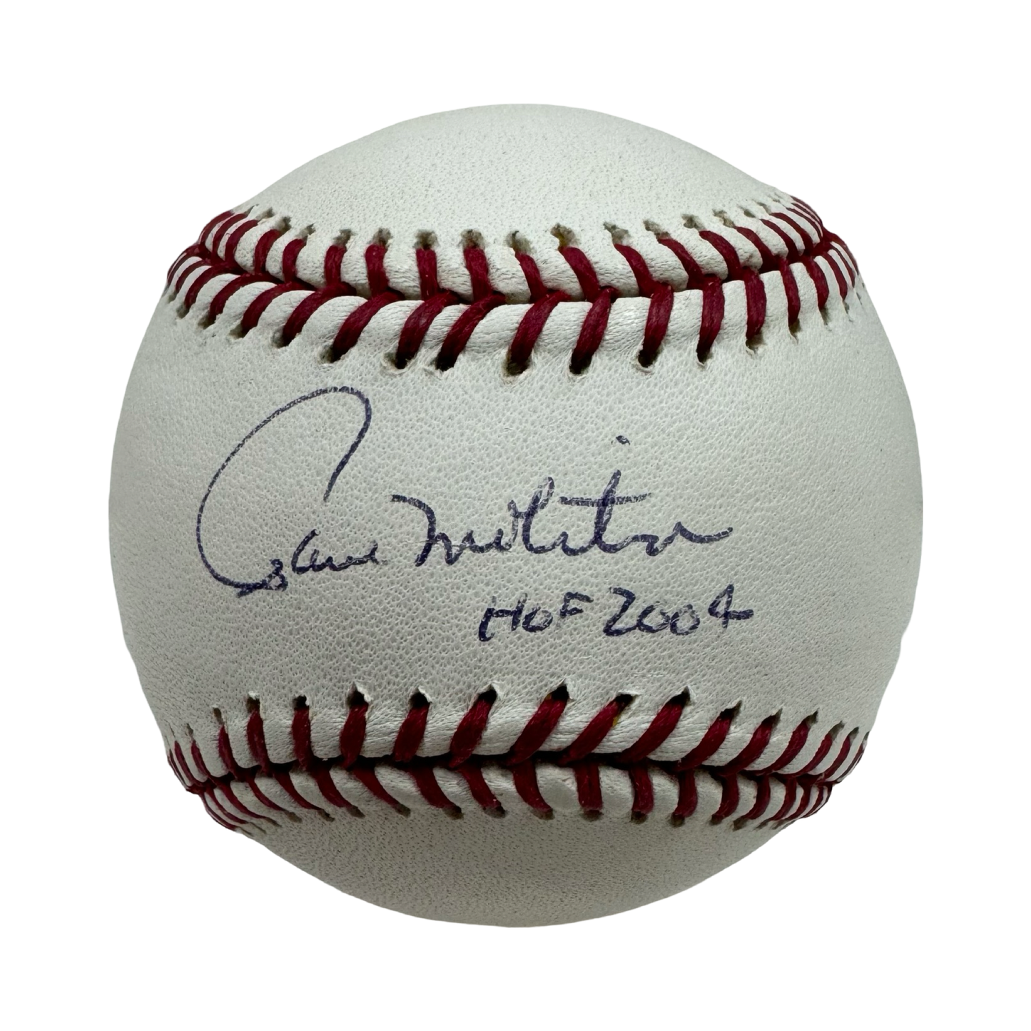 Paul Molitor Autographed Minnesota Twins Official American League Baseball HOF 2004 Inscription JSA