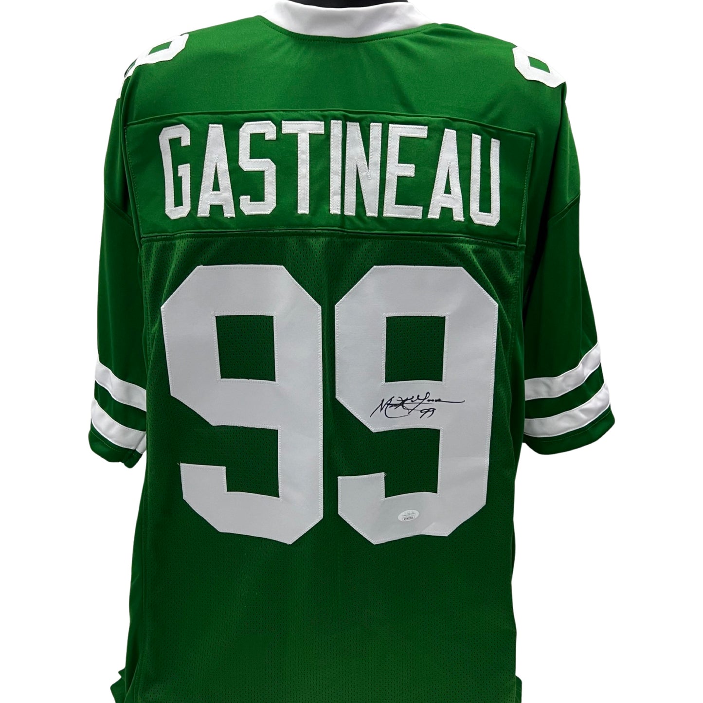 Mark Gastineau Autographed New York Jets Green Jersey JSA