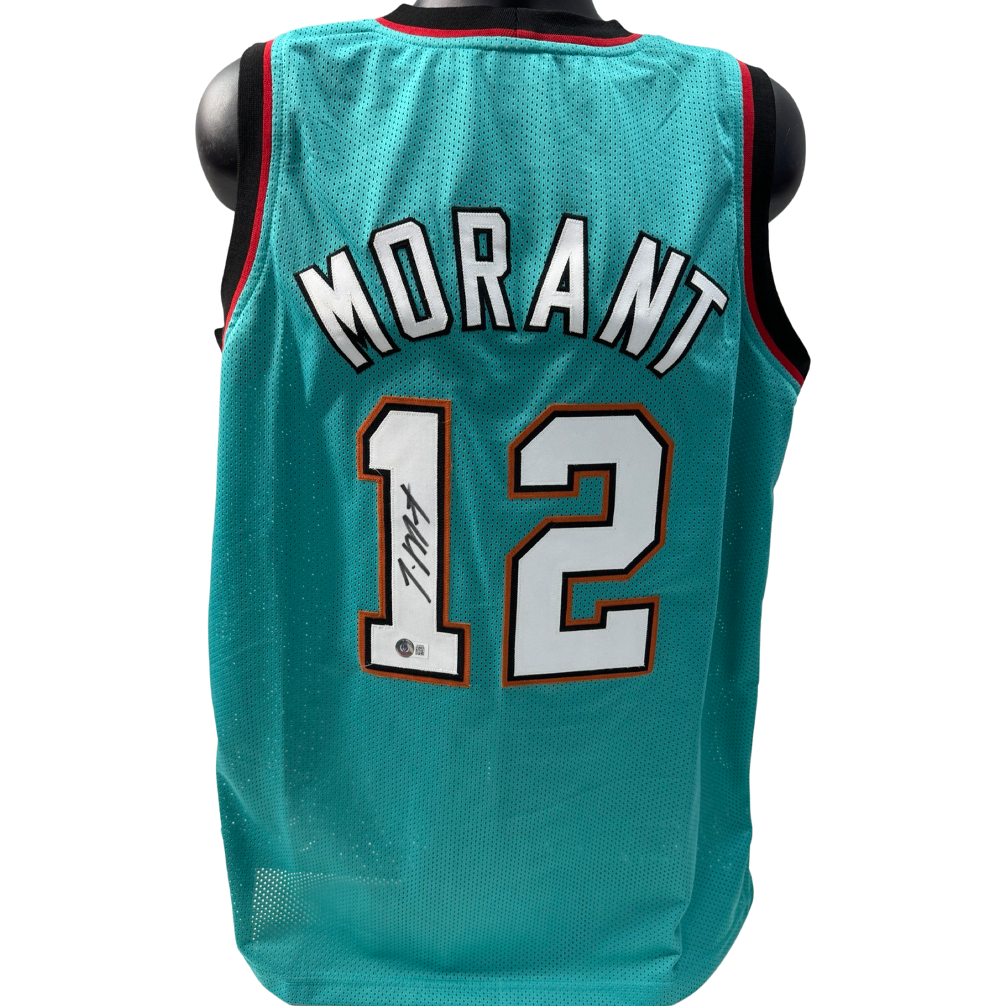 Ja Morant Autographed Memphis Grizzlies Teal Jersey Beckett