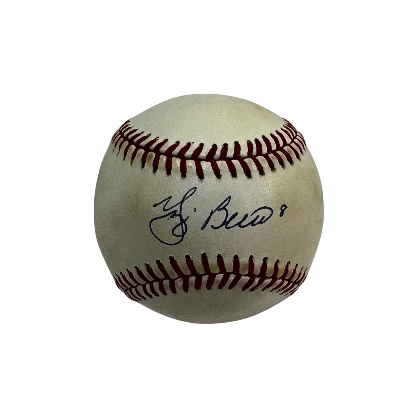 Yogi Berra Autographed New York Yankees Official American League Baseball #8 PSA