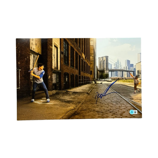Doc Gooden Autographed Nike Stickball Edit 11x17 Beckett BAS