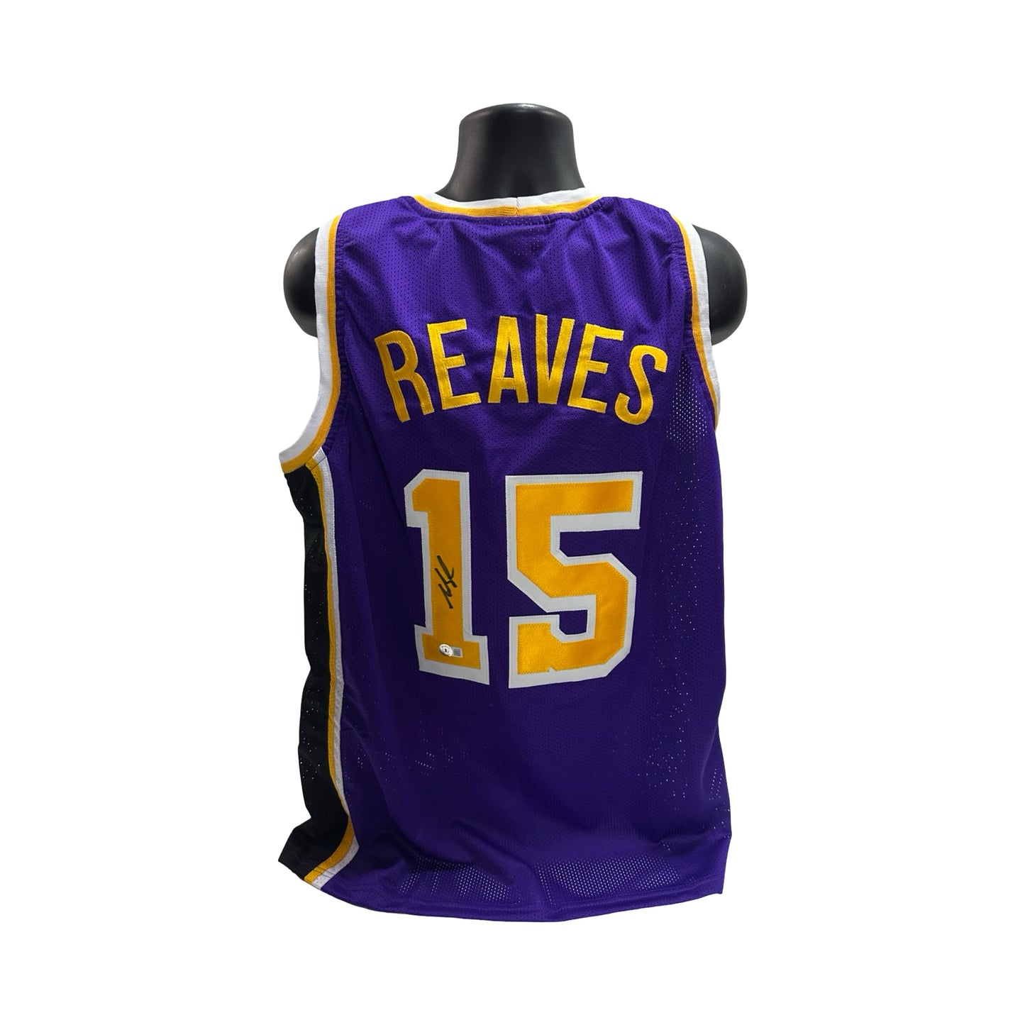 Austin Reaves Autographed Los Angeles Lakers Purple Jersey Beckett BAS