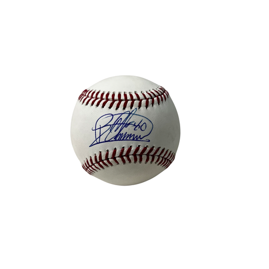Autographed/Signed Ronald Acuna Jr. Atlanta White Retro Baseball