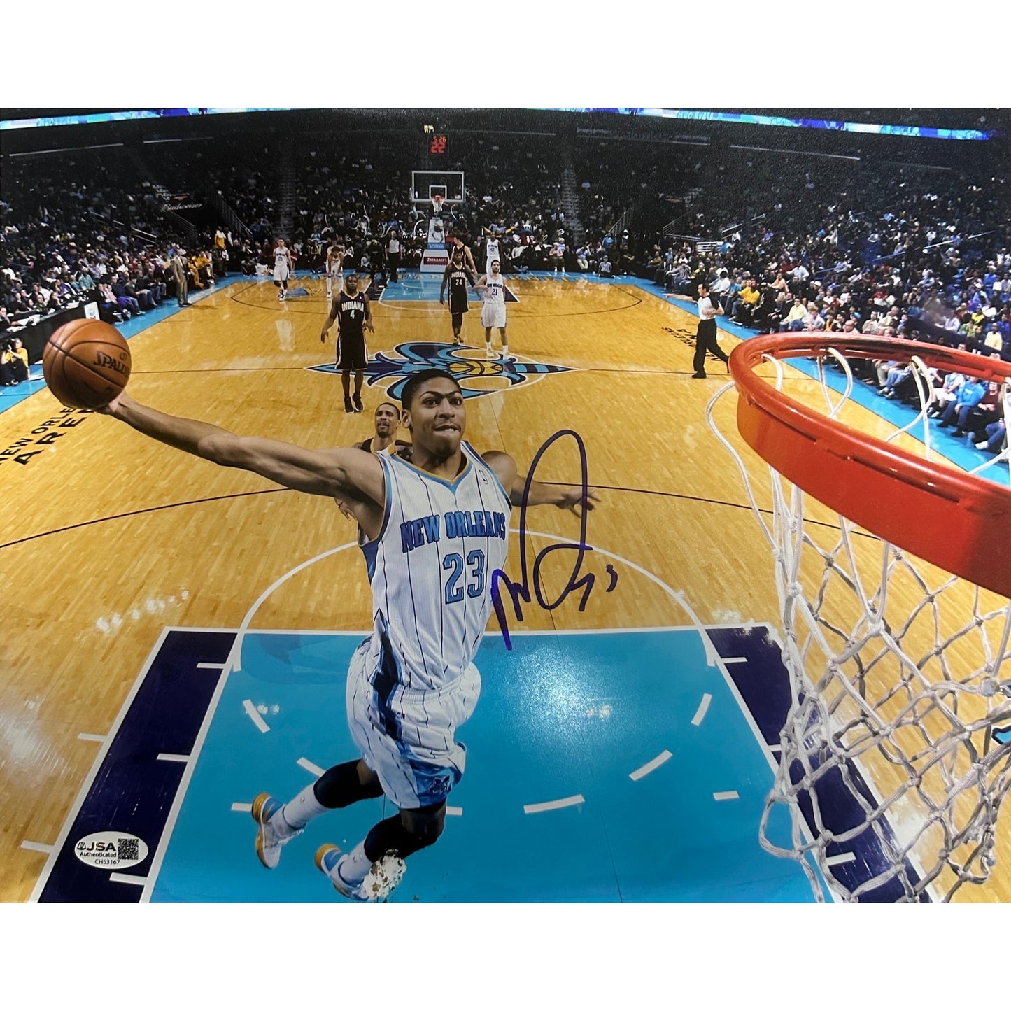 Anthony Davis Autographed New Orleans Pelicans 11x14 JSA