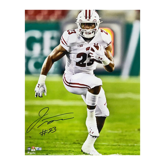 Jonathan Taylor Autographed Wisconsin Badgers 16x20 Fanatics