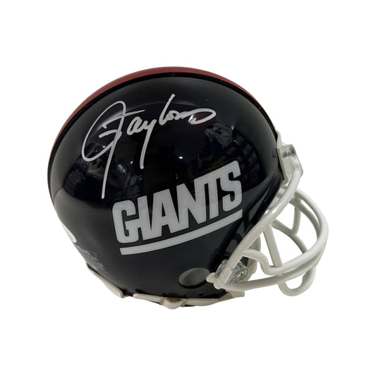 Lawrence Taylor Autographed New York Giants Old School Mini Helmet JSA