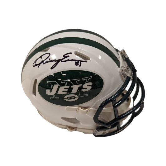Quincy Enunwa Autographed New York Jets White Speed Mini Helmet JSA