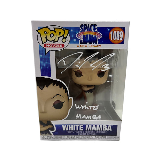 Diana Taurasi Autographed Space Jam White Mamba Funko Pop “White Mamba” Inscription Steiner CX