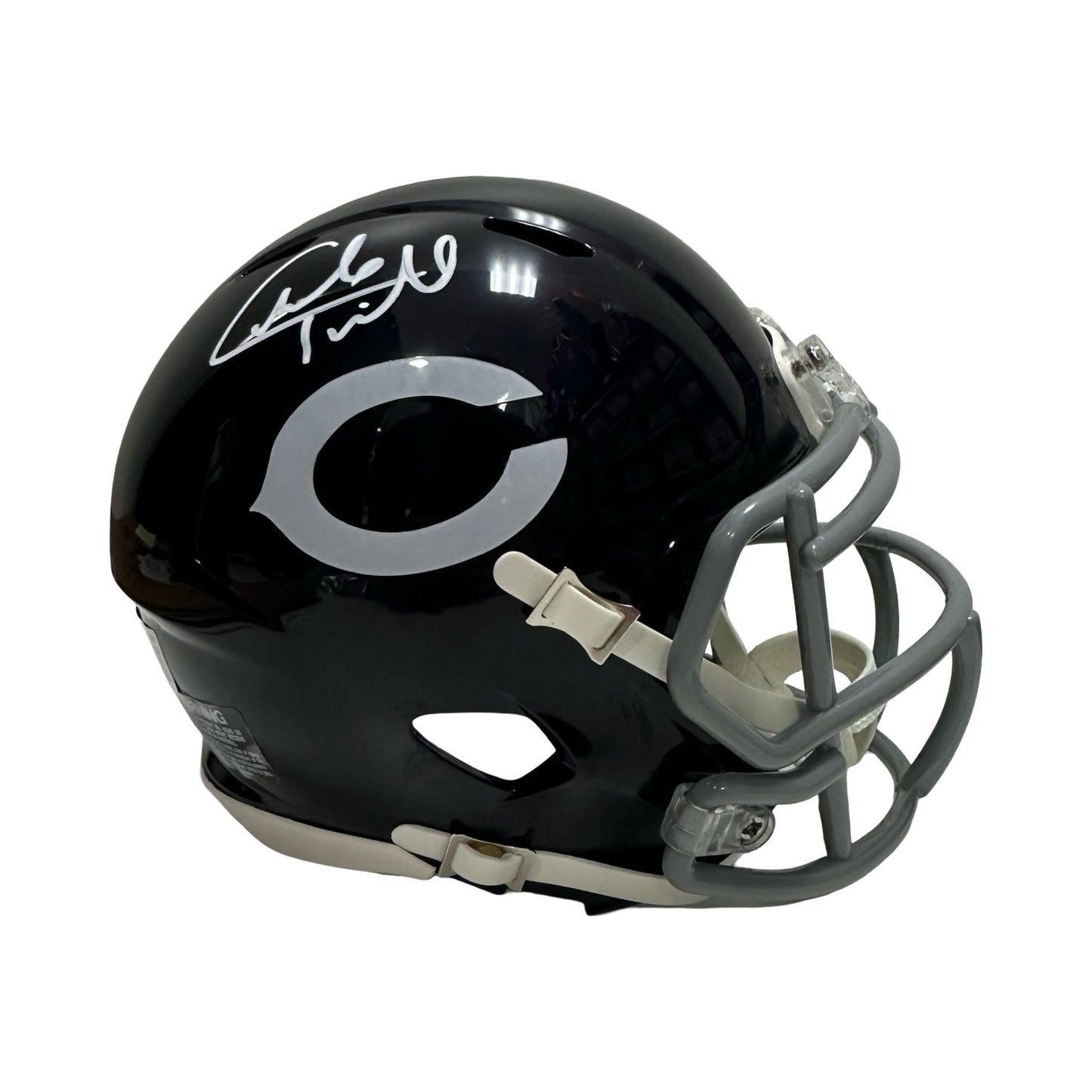 Charles Tillman Autographed Chicago Bears Old School Mini Helmet Beckett