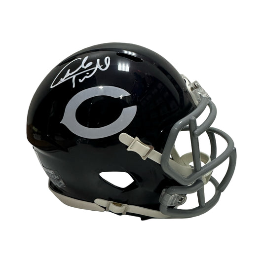 Charles Tillman Autographed Chicago Bears Old School Mini Helmet Beckett